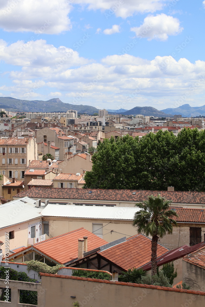 Fototapeta premium Vue sur la ville - Marseille