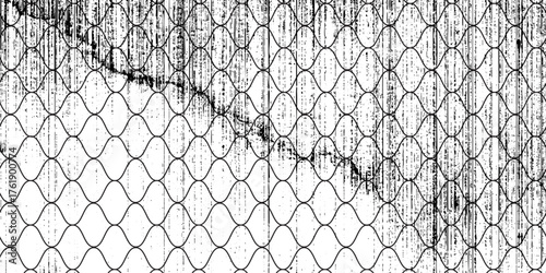 Mesh texture for fishing nets. Grunge pattern for sportswear or soccer goal volleyball net basketball modern. Simple