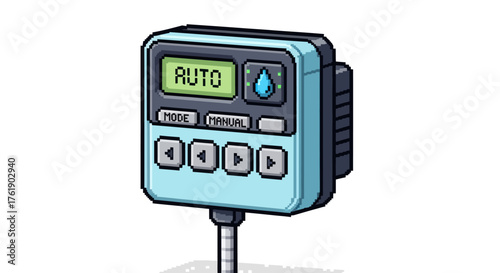 Digital Automatic Water Sprinkler Timer with LCD Display.