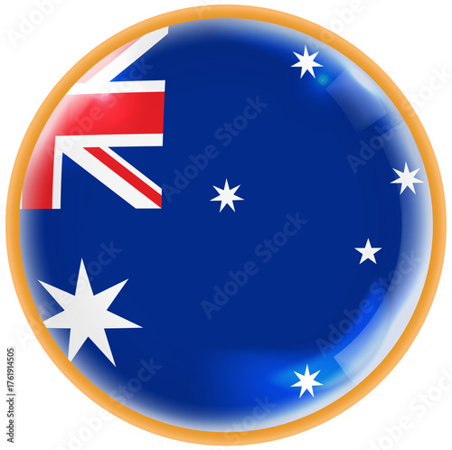 Free Download australia flag button - GFXLoad