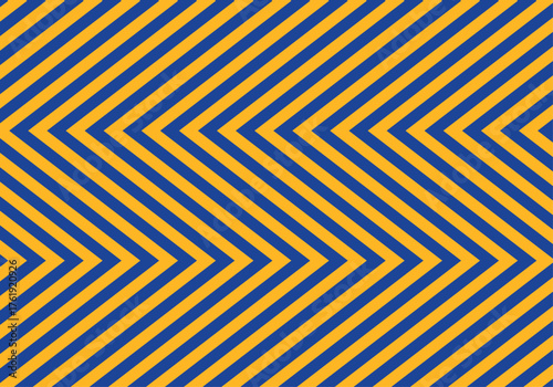 Fondo azul y mostaza o amarillo en zig zag