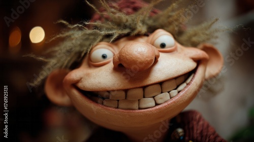 Whimsical gnome with a mischievous grin, celebrating the eccentric charm of Hobgoblin Day and folklore festivals