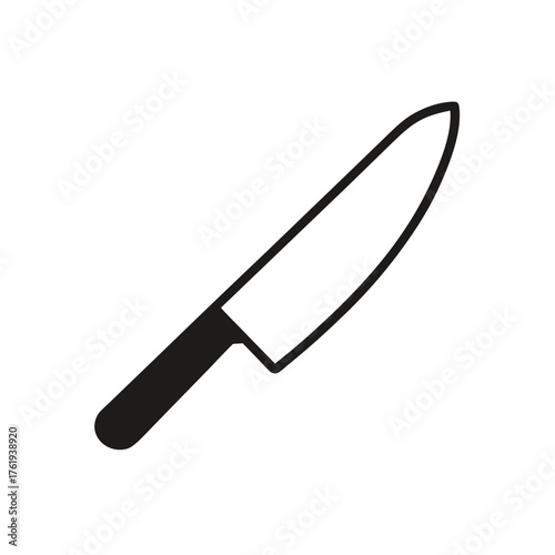 Chef knife vector illustration scalable graphic kitchen tool culinary art design
