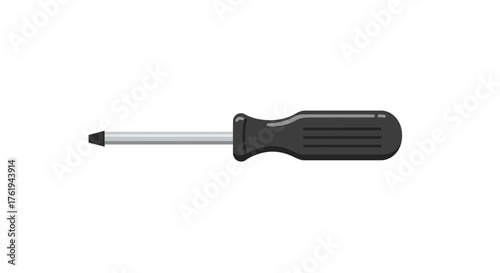 Screwdriver Tool Illustration for DIY Projects and Home Improvement Services