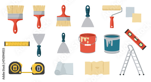Painting Tools and Equipment Essential Supplies for Home Improvement and Decoration