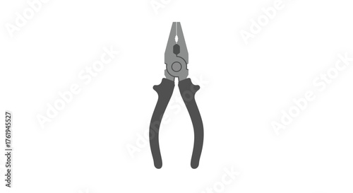 Illustration of Versatile Combination Pliers with Ergonomic Grips for Repair