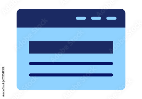 SERP Results Flat Colored Illustration for SEO and Search Engine Ranking Concept