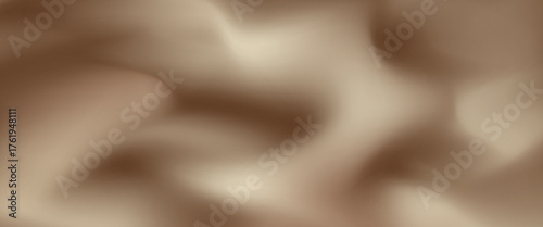 Dark brown gradient mesh bg with noise as a seamless pattern. Soft mocha mousse color abstract vector illustration with watercolor effect and texture. Blurred vector background