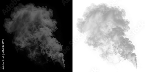 Фототапет Volumetric Smoke PNG Overlay Illustration Transparent on transparent background