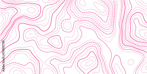 Topographic map design purple color line