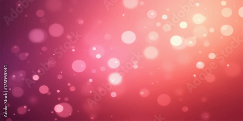 Soft focus bokeh lights in shades of pink and purple creating a dreamy and magical background effect