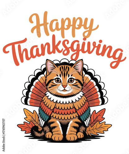 Happy THanksgiving A Thanksgiving T-shirt Design
