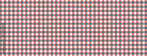 Red checkered pattern tablecloth vektor illustration