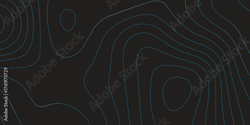An abstract black background featuring a seamless swirl line pattern design