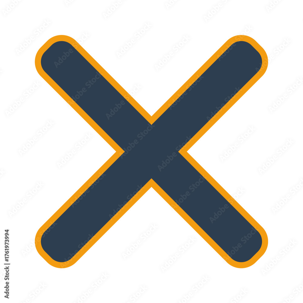 Fototapeta premium CLOSE-ICON