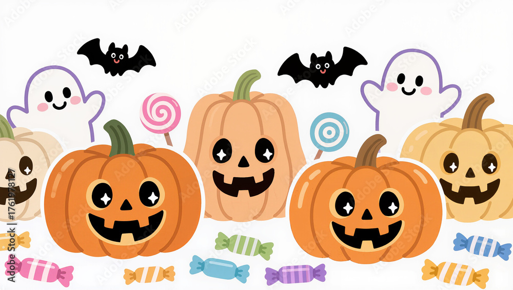 Naklejka premium Halloween character