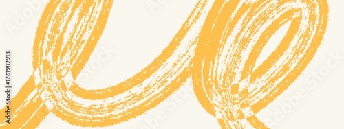 Grainy brush stroke with spray texture. Hand drawn distressed texture and noisy grain. Vector grunge background.