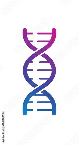 DNA Helix - Genetic Code and Biological Blueprint Illustration.