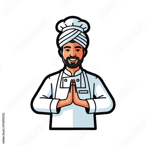 Indian chef restaurant food cuisine culinary hospitality service