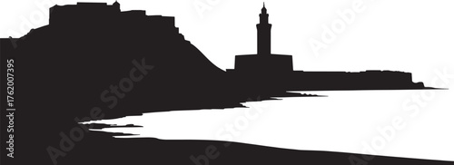 Cadiz Skyline Silhouette Spain Landmark Famous Mediterranean City Landscape Sightseeing Travel