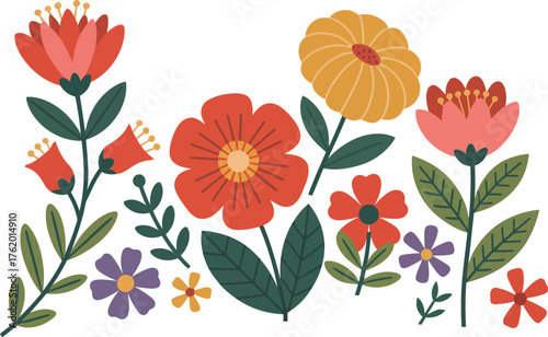 Floral decorative pillow cover colorful flowers design home decor bedding