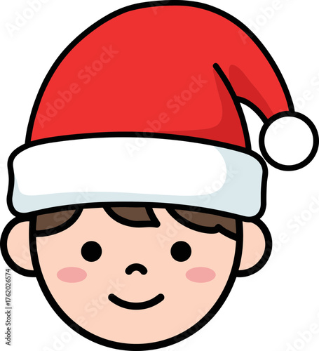 산타 모자 어린이
