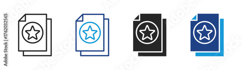 Quality icon set multiple style collection
