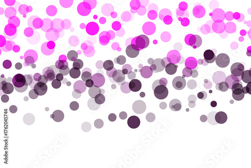 Vibrant Magenta and Purple Abstract Shapes With White Cutouts pink violet