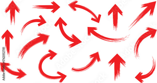 grunge arrow vector. grunge arrow brush.grunge arrow paint