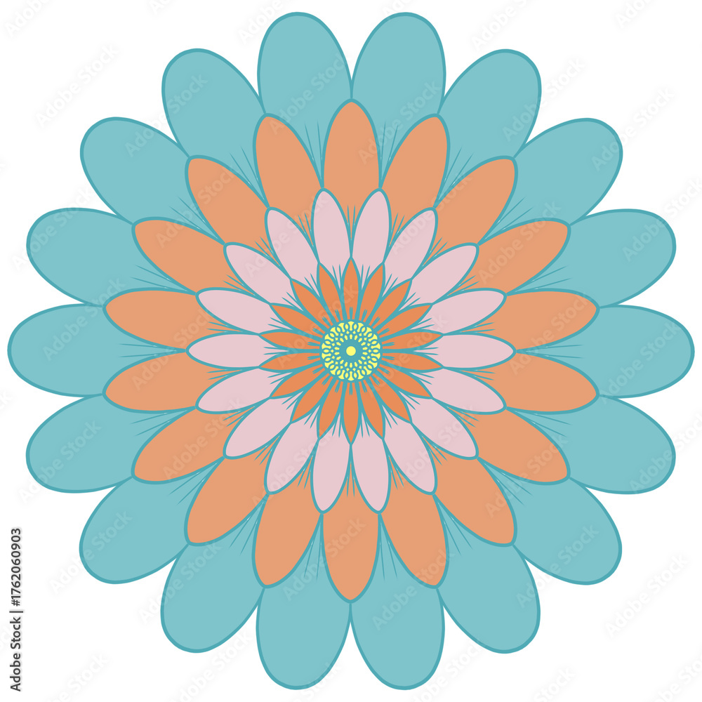 Fototapeta premium abstract floral vector