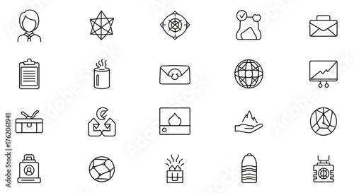 Business and Finance Icons for Digital and Print Projects