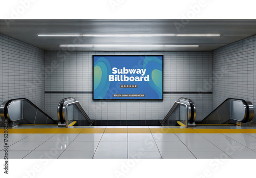 Subway Billboard Mockup 183