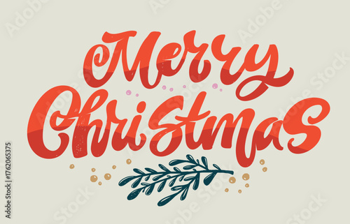 Merry Christmas and Happy New 2026 Year - cute hand drawn doodle lettering postcard. Hello 2026. Holly Jolly, Tis the season.