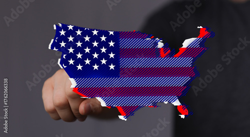 Patriotic digital art.  Ame...