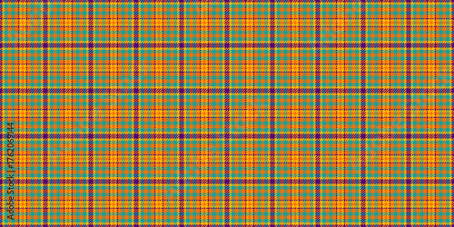 Birthday texture plaid background, newborn vector tartan fabric. Messy check textile seamless pattern in bright and teal colors.