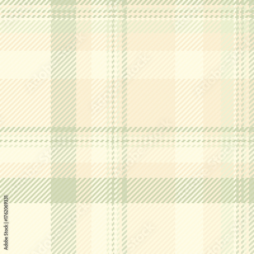 Soft, calming plaid pattern in muted green and beige tones. Ideal for backgrounds, textiles, or adding a cozy, vintage feel to any design.