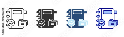 File Icon Set. Designed In Multi Style