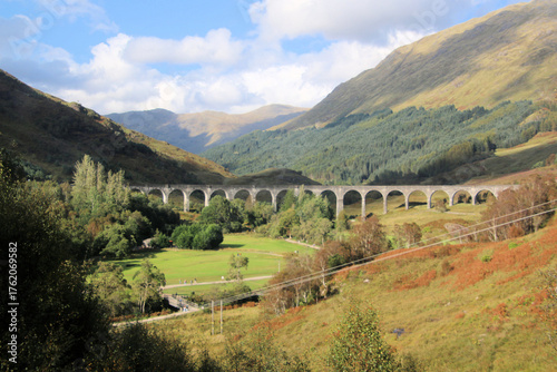 Wallpaper Mural A view of the Scottish Countryside near the Glenfinnan Viaduct Torontodigital.ca