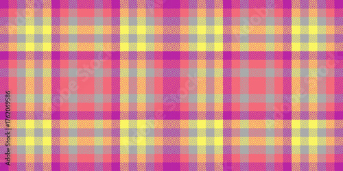 Size texture textile fabric, bathroom pattern plaid vector. Premium seamless check tartan background in dark gray and red colors.