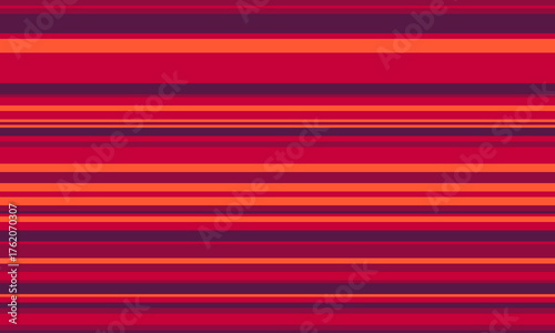 Vibrant horizontal stripes in rich red and orange hues create a dynamic, energetic abstract background.