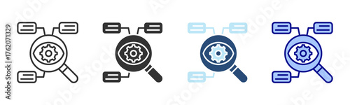 Vision Icon Set. Designed In Multi Style