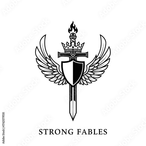 Royal Knight Sword Winged Fables Emblem