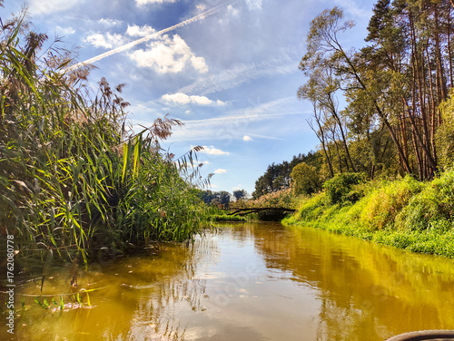 spływ rzeką Barcz w Dolina Baryczy