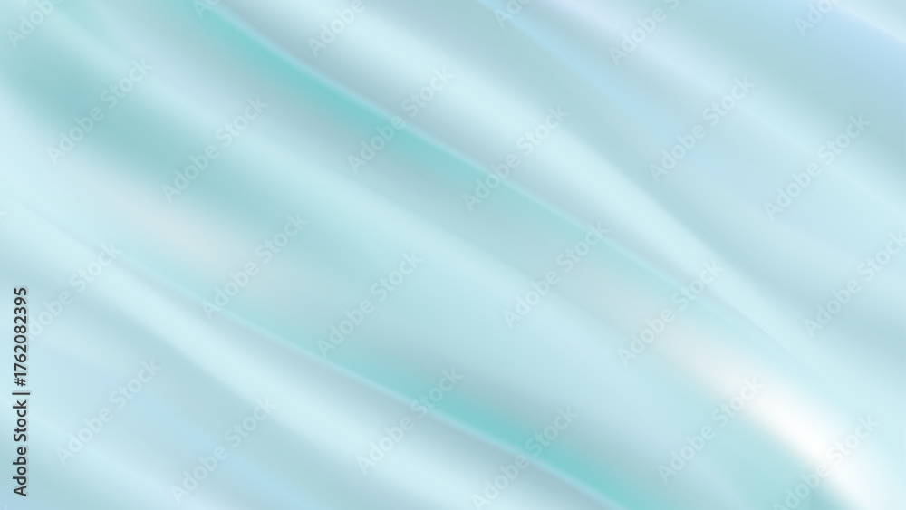 Fototapeta premium Soft Blue Silk Drape Background with Smooth Mesh Gradient Texture 