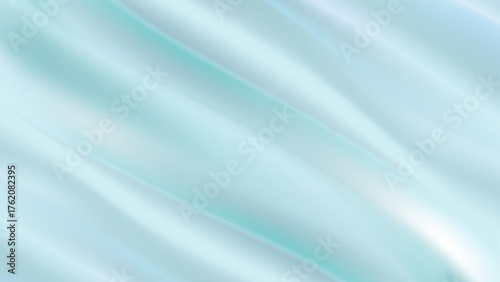 Soft Blue Silk Drape Background with Smooth Mesh Gradient Texture
