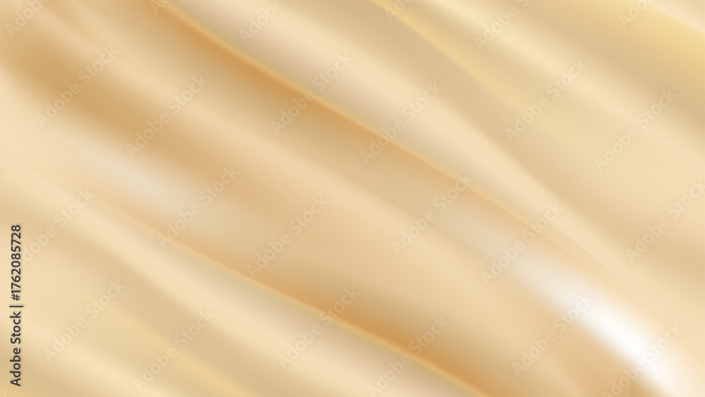 Obraz premium Elegant Gold Silk Drape Background with Smooth Mesh Gradient Texture