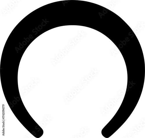 Headband icon vector showing athletic accessory used for fitness, training, and sweat control