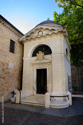 Tomb of Dante Alighieri Tomba di Dante in Ravenna, Italy, Exterior