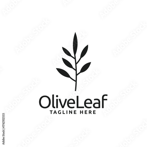 Modern Organic Olive Tree Logo Icon
