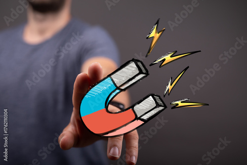 Powerful image of a hand re...